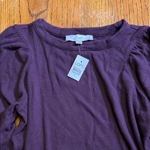 LOFT Deep Purple Long Sleeve